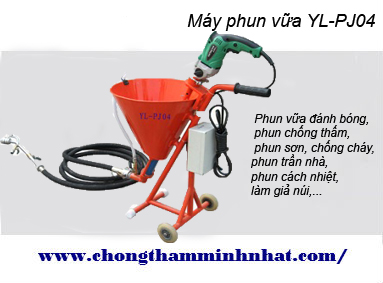 Máy phun vữa YL-PJ04 - Công Ty Cổ Phần Đầu Tư Và Sản Xuất Minh Nhật